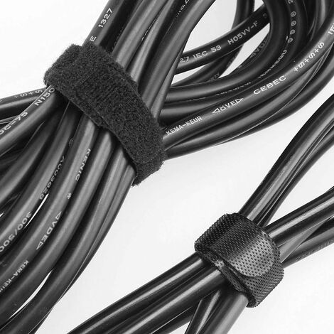 Nylon 30pcs Serre-câble R-type attache organisateur gestion fil électrique  4.8mm
