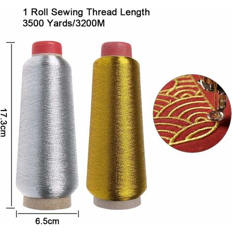 KIT DE COUTURE KIT DE COUTURE08 Orange--Fil À Coudre En Polyester De 200yards Ensemble De Fils