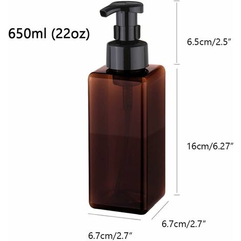 Distributeur De Savon Moussant Rechargeable Pompe à Savon Discrète Avec