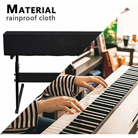 Housse de protection pour clavier de piano à 88 touches, couverture de  piano électronique, housse anti-poussière pour piano numérique