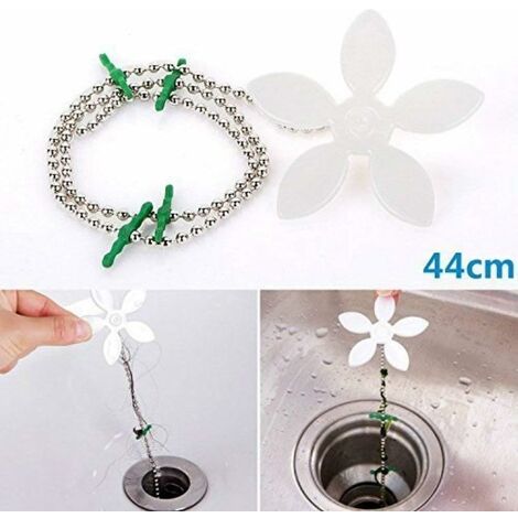 Lot De 2 Chaînes De Vidange Pour évier - Chrome 300 Mm (30,5 Cm) Onestopdiy, Neuves