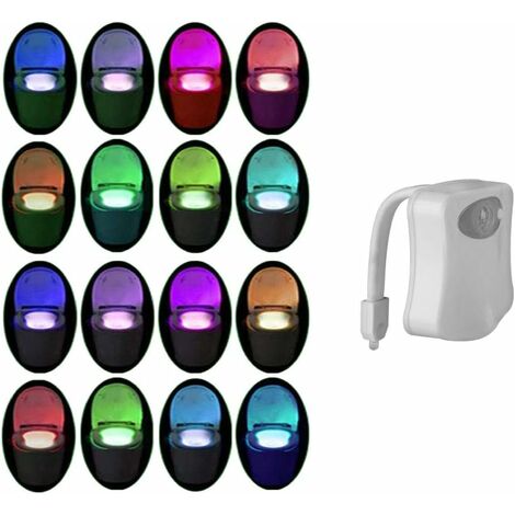MondiDeal - Lampe De Toilettes à LED - Éclairage De Cuvette De Toilette - Éclairage