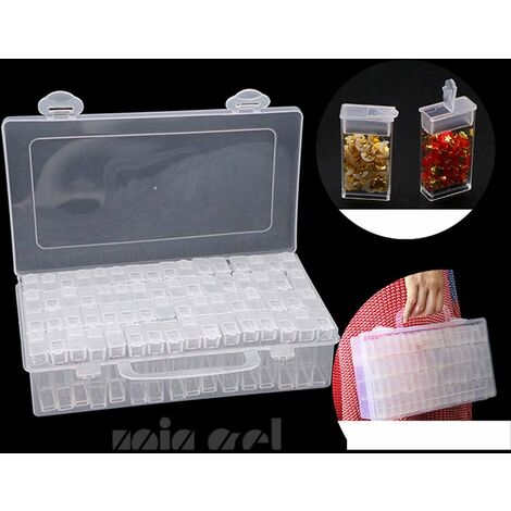 Boîte De Rangement Transparente 15 Compartiments - Idéale Pour Bijoux, Petites Pièces Et Bricolage