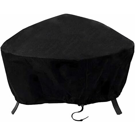 Housse De Protection Brasero 100 Cm Housse Barbecue, Couverture De Foyer, Couverture Extérieure Imperméable Housse Foyer Feu Chaud