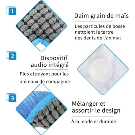 Jouet Couineur Pour Chien En Latex - Forme Cartoon Aléatoire - Pour Chiots Et Chiens De Petite/moyenne Taille - 12 Cm - Jouet Interactif Et Durable - 2