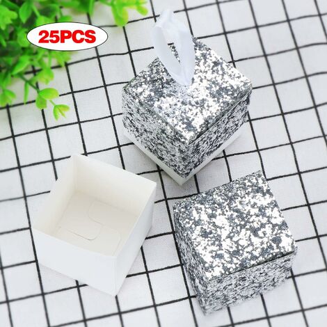 100 Pièces Boîtes Cadeaux En Papier Kraft 9cm X 6cm,Petite