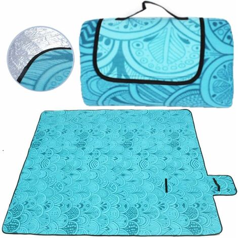 Couverture Pique-nique Picnic Imperméable 200x200 cm Poignée Isolation
