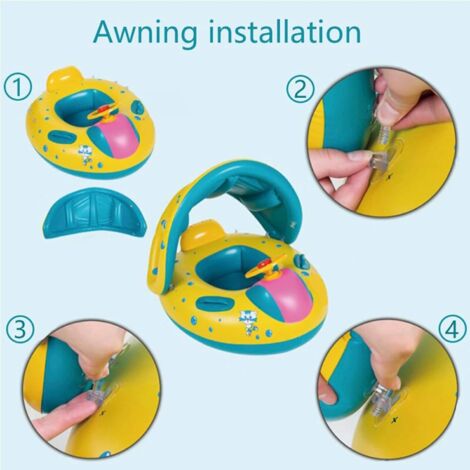 Bouee Piscine Enfant Dinosaure, Bouée Gonflable Jeux Piscine Anneau De