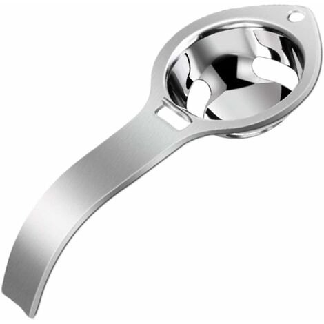 Séparateur Oeuf Fhioevt 2 Pièces Séparateur D'Œuf En Acier Inoxydable - Jaune Et Blanc Avec Poignée - Gadget De Cuisine Separateur Jaune D'oeuf