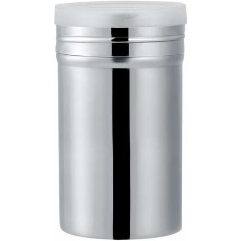 Zerodis Saupoudreuse Inox Distributeur Poudre - Shaker Pour Épices, Farine, Sucre Et Cacao (Taille M) Distributeur Cacao