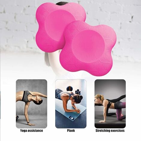 Genouillère de Yoga en silicone antidérapant, 1 pièce, support