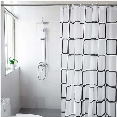 50 Crochets Rideau Métalliques SUNFUA | Argenté 62mm | Pour Rideaux Douche Et Décoration