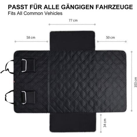 Tapis De Coffre Imperméable Pour Chien - Compatible Peugeot 208 (2019-2024), Protection Latérale Et Pare-Chocs Intégrée