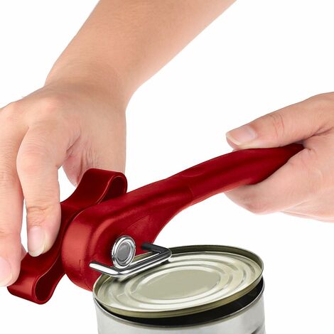 Ouvre-boîte Manuel 3 En 1 Acier Inoxydable - Ouvre Boîte, Bouteille Et Levier - Poignée Antidérapante, Lavable Au Lave-vaisselle