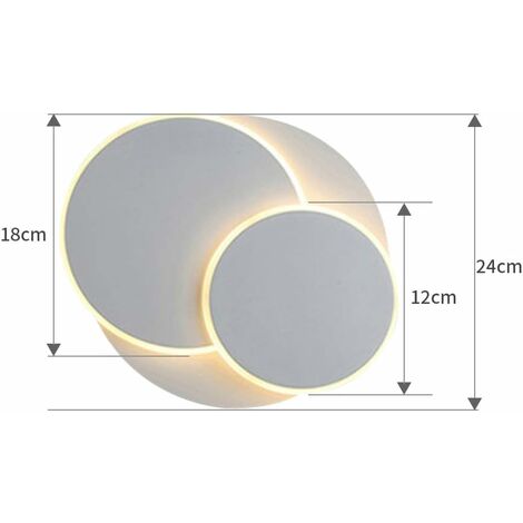 Toolight Applique Murale LED Intérieure,15W Lampe Murale Toolight Applique Murale LED Intérieure,15W Lampe Murale