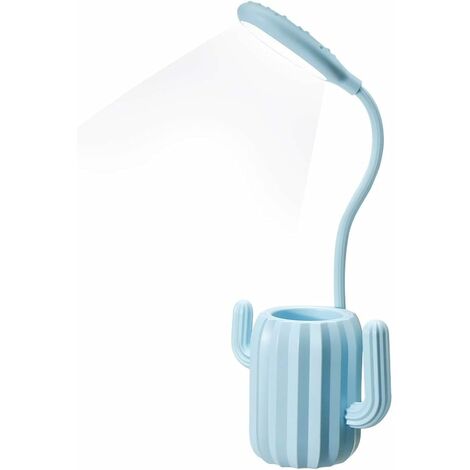Lampe Bureau Enfant Hacevida Rose – Projecteur Étoiles, Rechargeable, Dimmable + Porte-Stylo