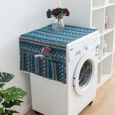 Housse de machine à laver,BR-Vie housse de réfrigérateur, Protection pour  lave-linge et sèche