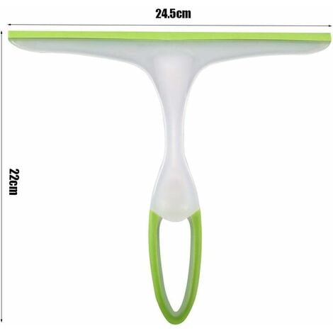 2X Raclettes à Vitres, Raclettes De Douche, Silicone Raclettes De Nettoyage Pour Miroirs, Fenêtres, Surfaces Cuisine, Salle De Bain, Voiture | Leroy Merlin