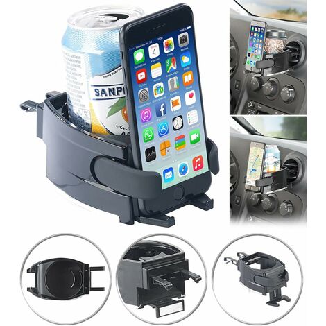 Porte-Boisson Avec Tube Carré Gris Gobelet Transparent