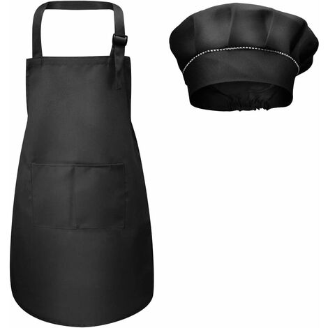 Lot De 16 Tabliers Enfants Blancs Personnalisables - Tablier De Cuisine & Activités Avec Poches, Bretelles Réglables, 7-13 Ans - Idéal Cuisine, Peinture, DIY - 4