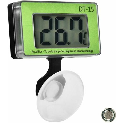 Thermomètre d'aquarium Outil de mesure de la température de l'aquarium LCD  Thermomètre à eau numérique Thermomètre à affichage numérique pour aquarium