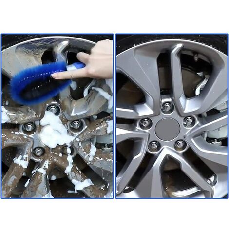 Brosse Jantes Microfibre Roysmart - Nettoyage Profond Sans Rayures - Pour Voiture, Moto, Vélo