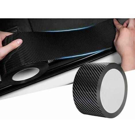 Seuil De Porte 3D Universel Pour Voiture - 7cm X 10m, Noir, Autocollant, Marque Uxcell, Neuf