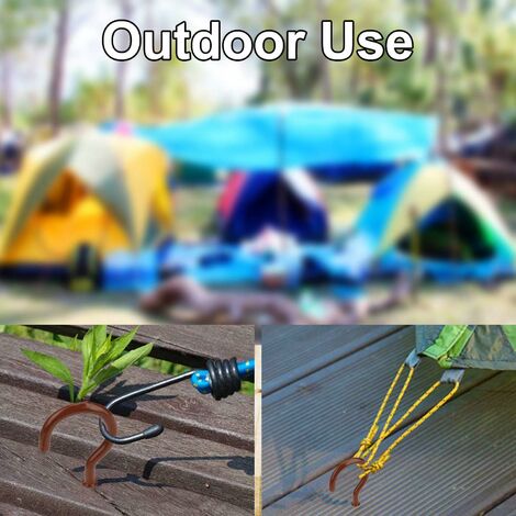 KOSTOO Lot De 2 Crochets De Clôture - Crochets Résistants à Suspendre