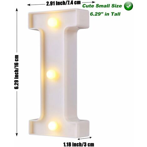 Lettre Lumineuse O En Kit DIY - Guirlande LED Blanc, 16 Cm (6 1/4") - Heidi Swap