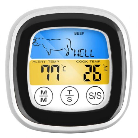 Thermomètre à viande sans fil 328 pieds, pour grillades, fumeur, BBQ