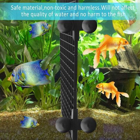 6 Feuilles Artificielles Avec Ventouses Pour Aquarium – Hamac Pour Poissons Combattants, Décor Naturel