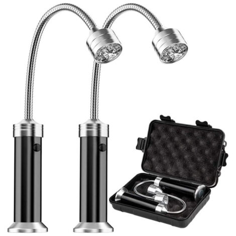 Lampe LED Barbecue avec Base Aimantée Tête Inclinable 360