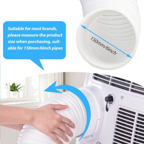 Connecteur Pour Climatiseur Mobile - Raccord Tuyau D'échappement Et Lame, Modèle B1-180 Circulaire (180 Mm) - 4