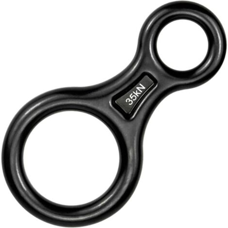 Descendeur D'escalade En Alliage Alu-magnésium : Auto-freinant, Compatible Cordes 11-12,5 Mm !