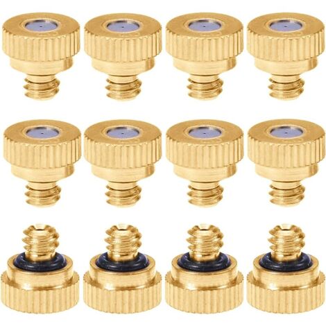 Lot 20 Buses Brumisation Laiton 1/4" – Système Refroidissement Extérieur Serre Jardin Terrasse