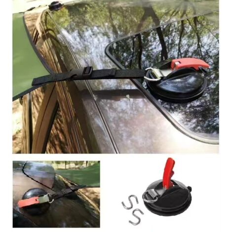 YESLUSY 2 Pièces Ancres à Ventouse Extra Fortes 30kg - Crochet Arrimage Camping, Caravane, Tente, Maison