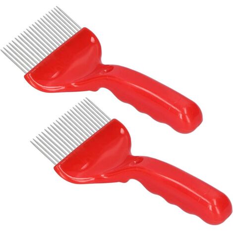 Fourchette à Désoperculer Pour Apiculture - 25 Dents En Acier Inoxydable - Outil Abeille