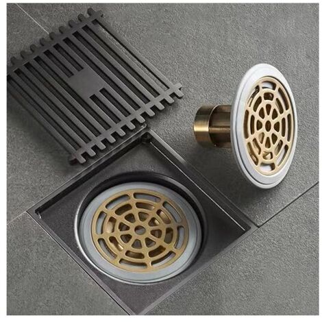 Noyaux De Siphon Auto-obturants – Lot De 5, En Cuivre – Anti-odeurs Et Anti-reflux Pour évacuations Sol, Salle De Bain - 5