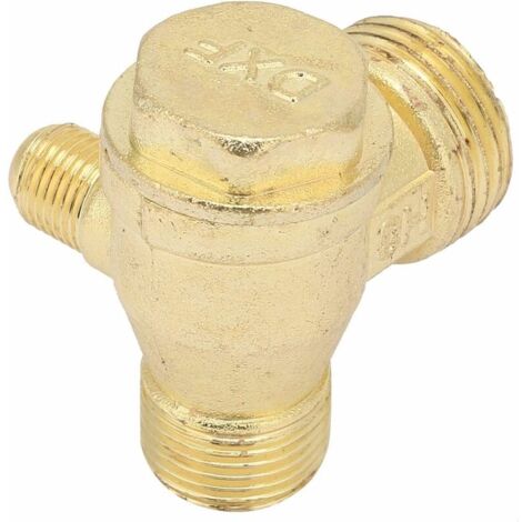 Raccord En T En Laiton 14x1.5 - Adaptateur Trois Voies Pour Valve De Compresseur à Air Et Tuyauterie Pneumatique