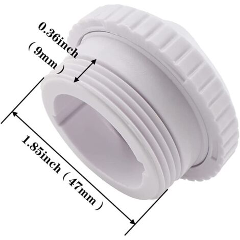 Bouchons Hiver COUCOU, 5 Pièces 1.5in Fileté Ligne De Retour De Spa De Piscine Bouchon D Et 39hivernage Bouchon De Vidange De Filtre Avec Joint Torique Pour 59772 B