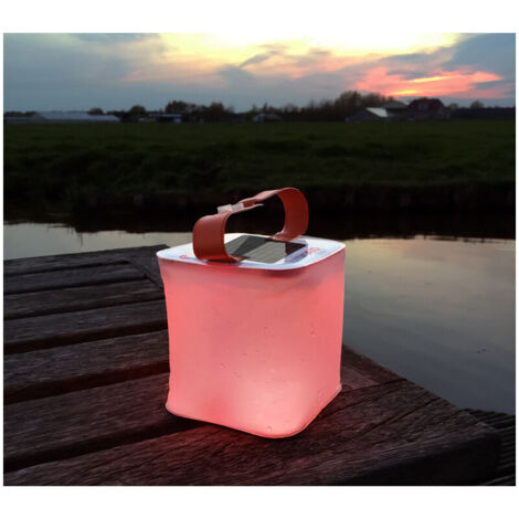 Lampe Solaire BUCASA – 2 Lanternes Pliables, étanches, Pour Camping Randonnée Pêche