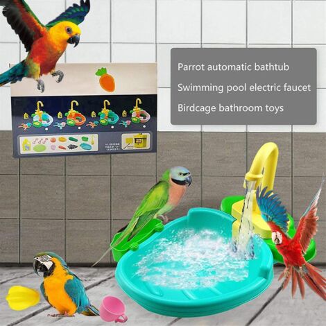 Décoration de piscine perroquet, décoration gonflable de perroquet, grande décoration de fête pour animaux, 2 portables pour animaux, de plage extérieurs pour rassemblements, accessoires