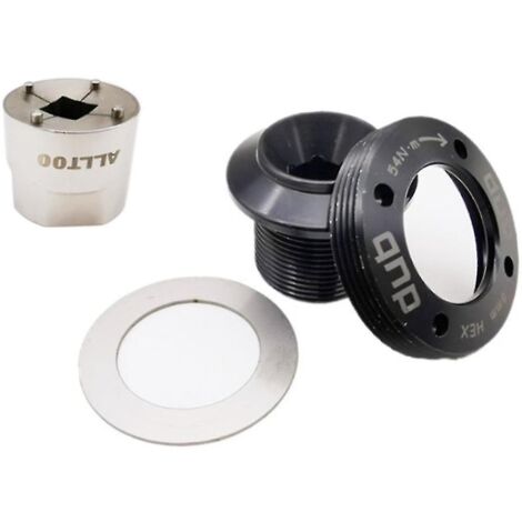 Boulon De Fixation Bras De Manivelle Vélo HollowTech II - M20 X 8 Mm, Alliage Aluminium, Noir/rouge, Avec Outil