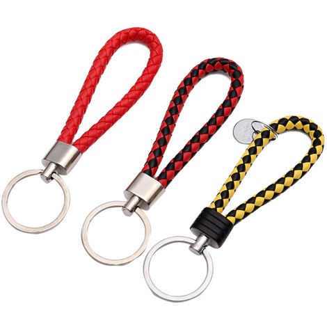Porte-CléS en Macramé Fait à la Main Bracelet Porte-CléS LanièRe de Poignet1940