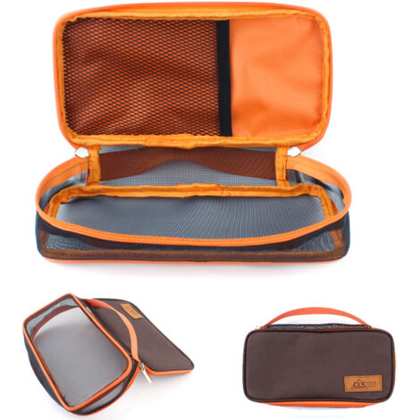 Sac Isotherme Déjeuner Pliable Vert Rétro + Sac Couverts – Lot 2 Pièces, Grand Capacité, Léger & Réutilisable Pour Bureau & Pique-Nique