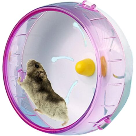 Roue De Hamster En Bois 23 Cm - Silencieuse Et écologique - Pour Hamster, Gerbille, Souris