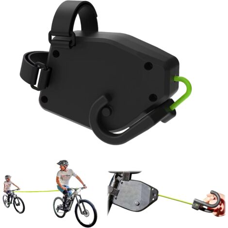 WsznhW Corde De Remorquage élastique 3 M Pour Vélo – Capacité 225 Kg, Sac Inclus