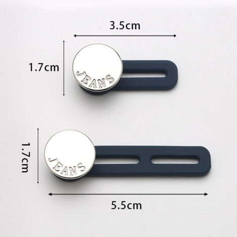 Kit D'extension De Taille - 10 Pièces, Extension Réglable 3 à 7,5 Cm, Pour Jeans Et Pantalons, Femmes Enceintes