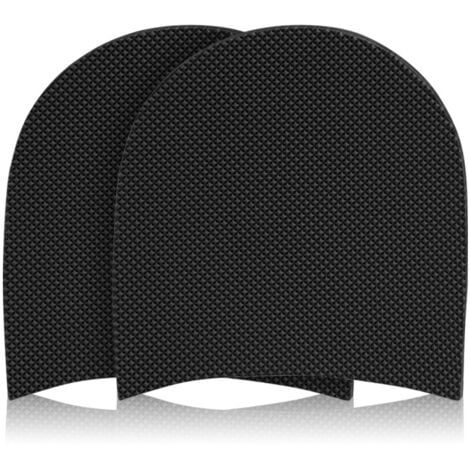 SooGree Lot De 6 Paires De Protections De Talon Haut Et De Réparation De Talon Pour Femme - Antidérapantes Et Protégées Contre Les Briques - Noir Blanc