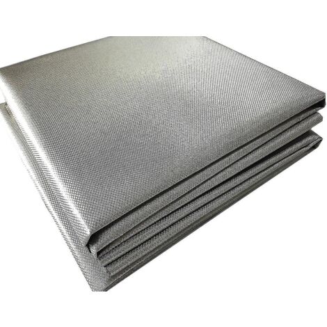 Tissu De Blindage Faraday - Nickel/Cuivre - Bloque Signaux RF, WiFi, 5G, RFID - 99,99% D'efficacité - Dimensions 3x1,1 M - Pour Sacs, Rideaux, Vêtements
